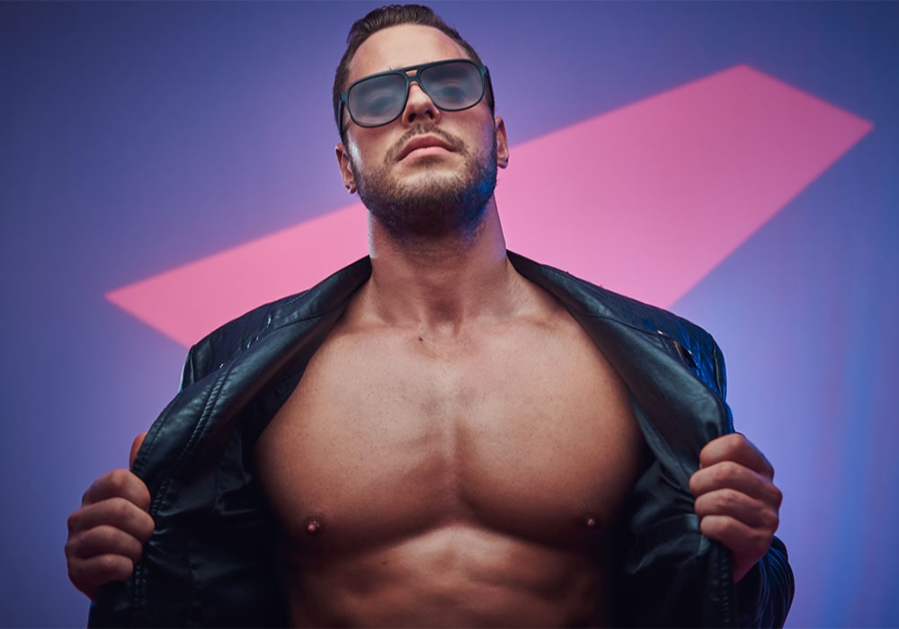 Galentine's Day male stripper.