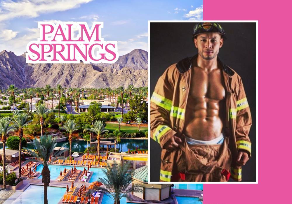 Palm Springs bachelorette party destination.
