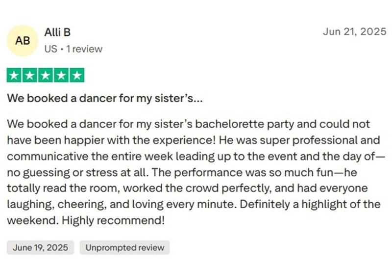 Trustpilor client review