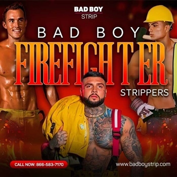 Firefighter male strippers for parties