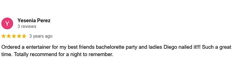 google client review