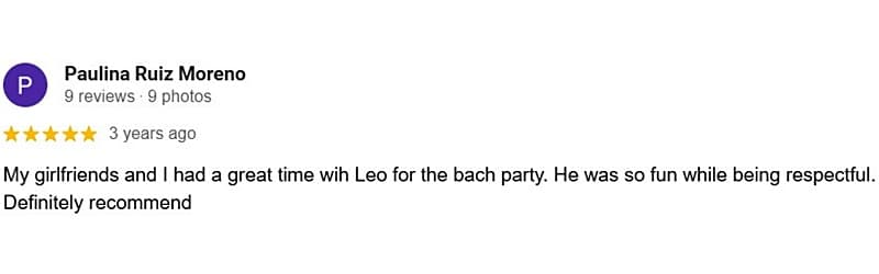 google client review